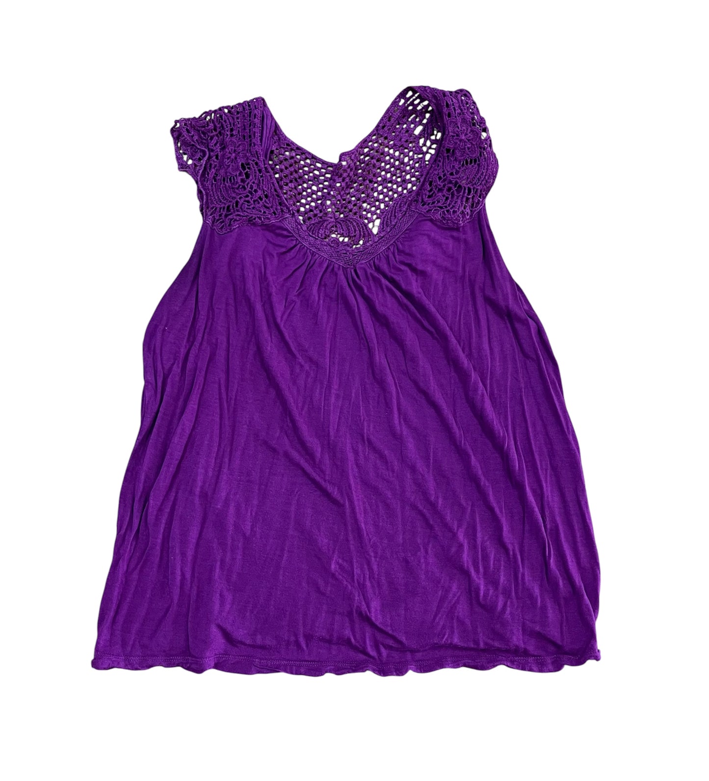 Purple Sleeveless Top-Size L