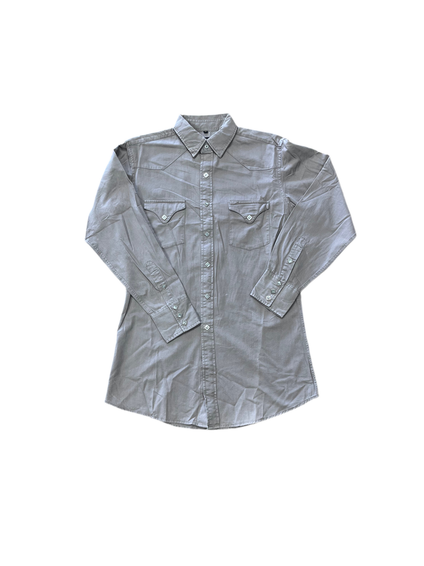 Men’s Cotton Canvas Pearl Snap Shirt