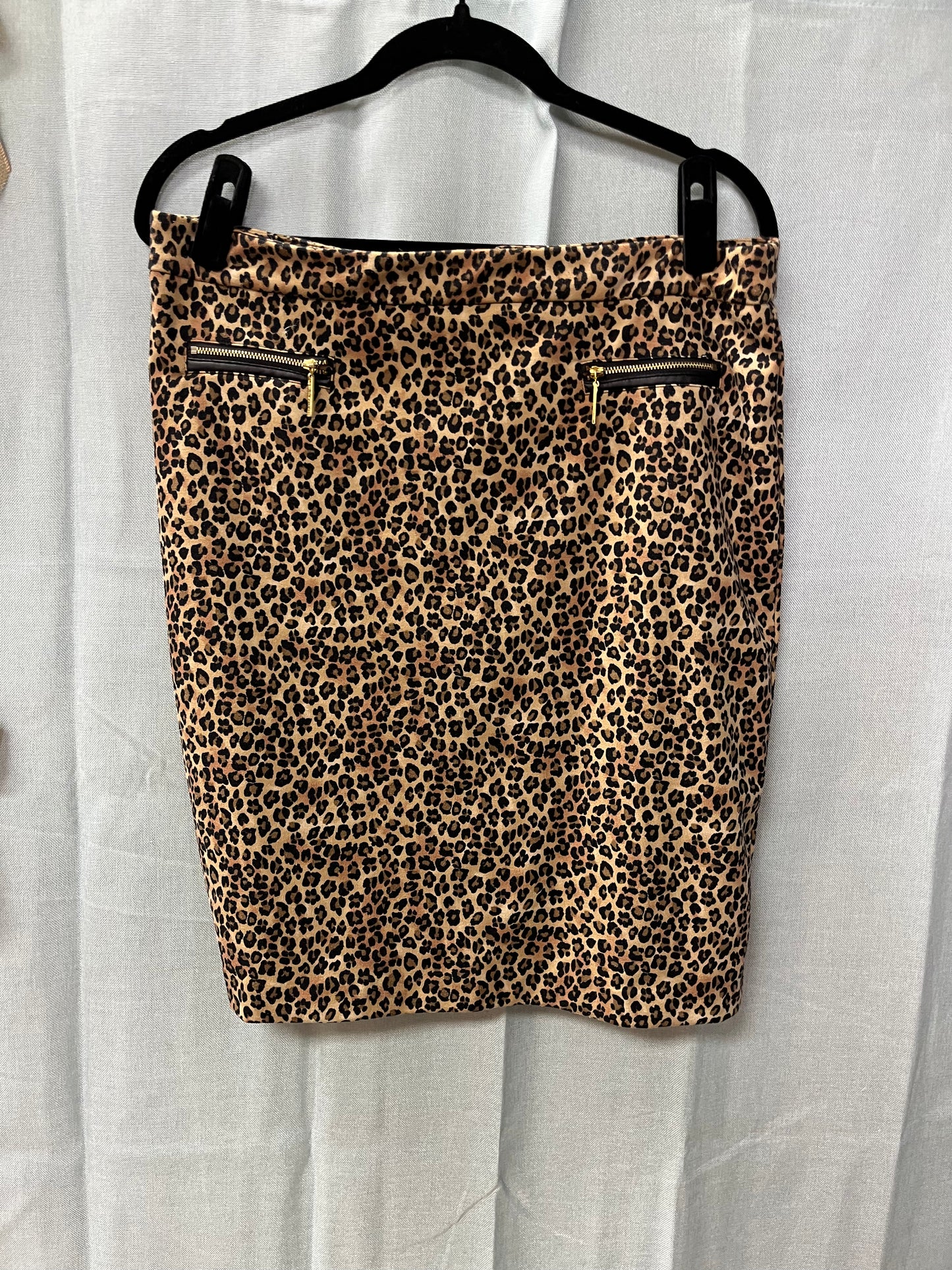 Leopard Skirt-Size 12