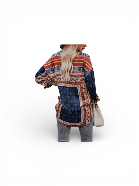 Casual Long Sleeve Blouse