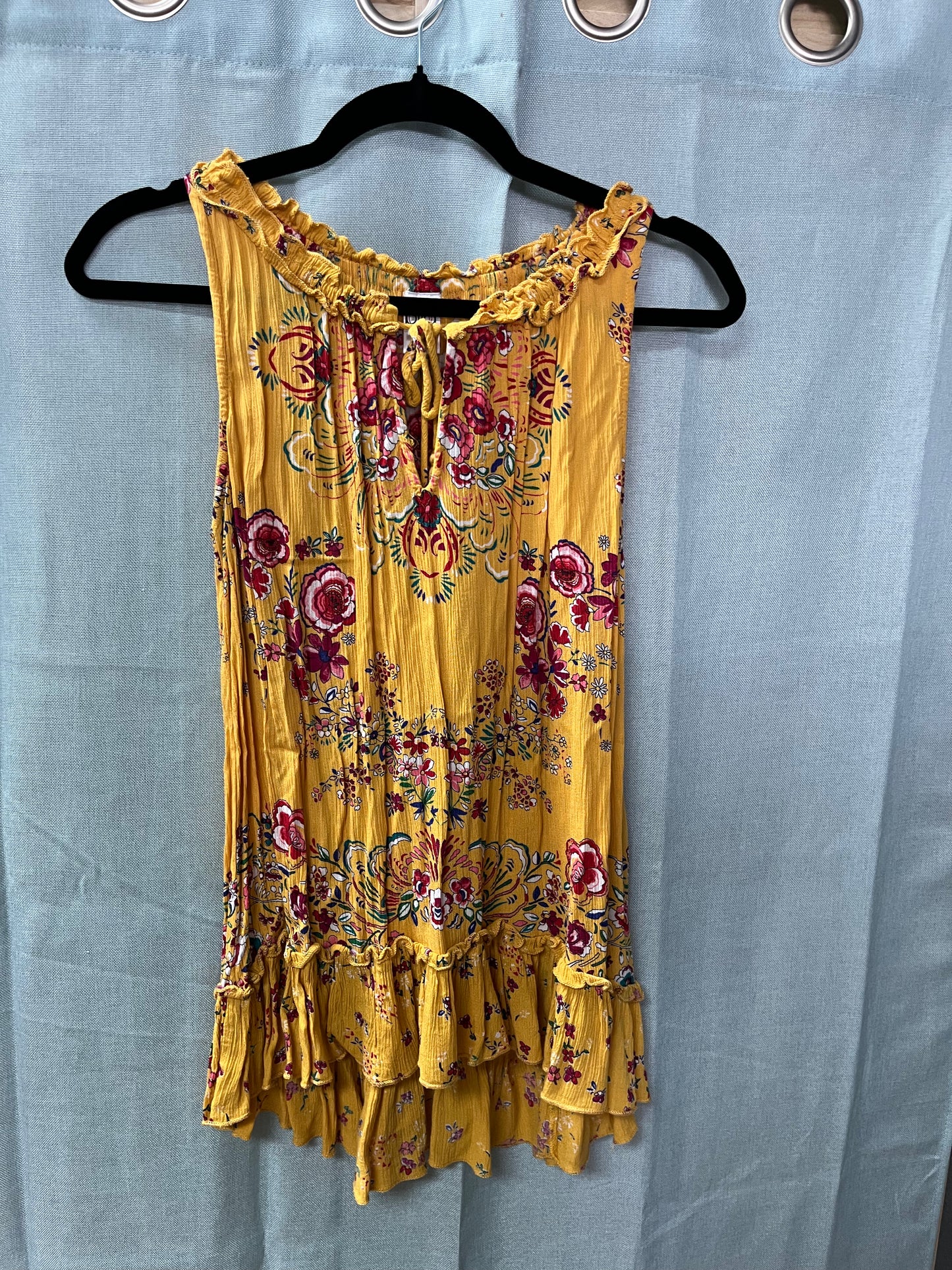 Yellow Sleeveless Top-Size M