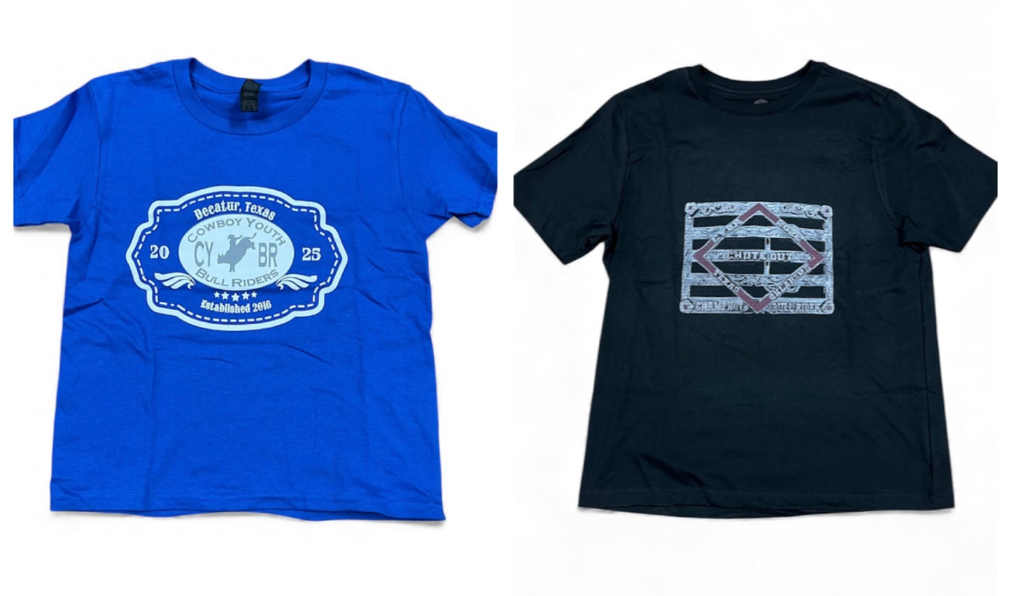 2025 Season Cowboy Youth Bull Riders Association T-Shirt