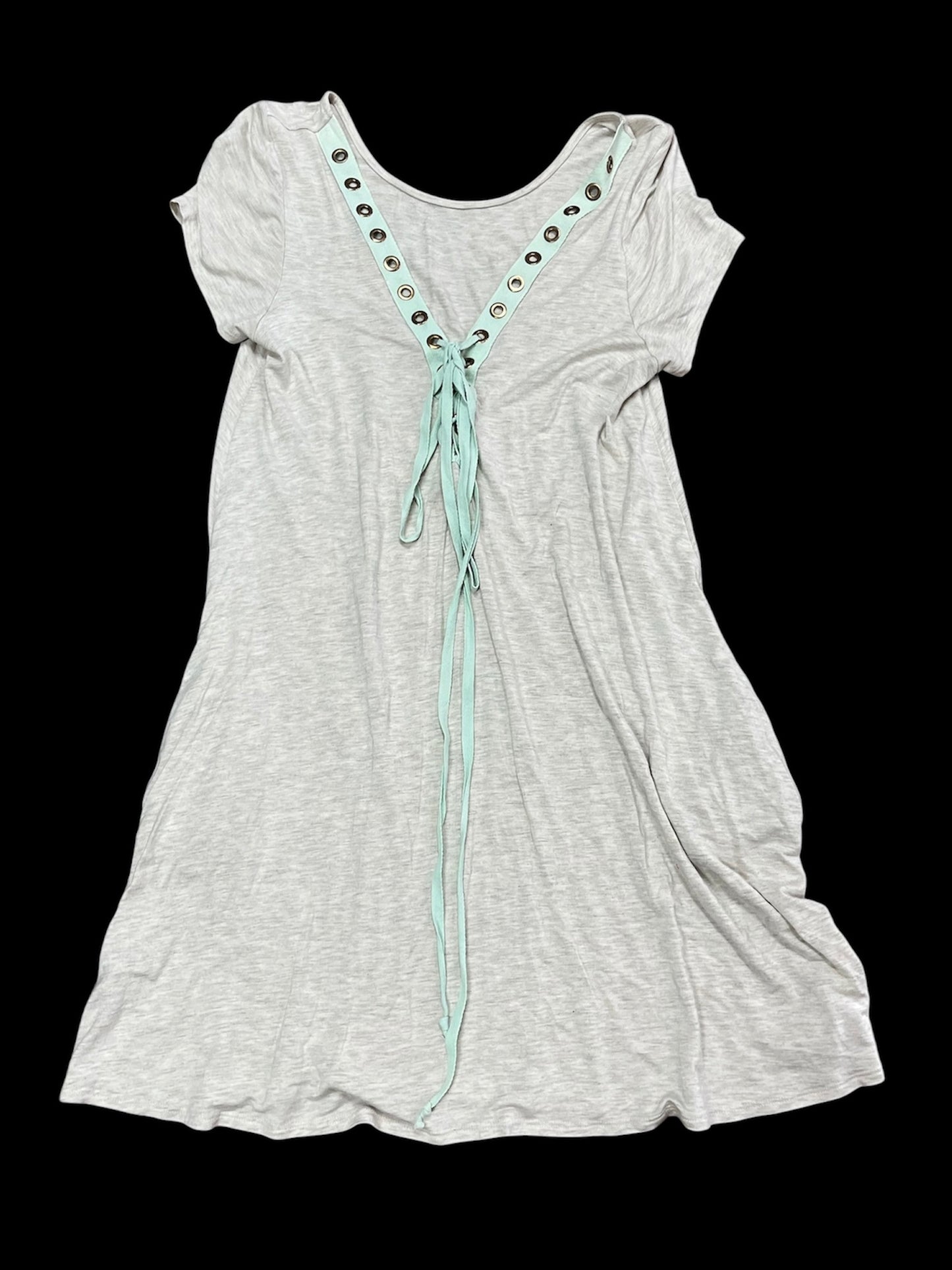 T-Shirt Dress Mint Trim-Size L