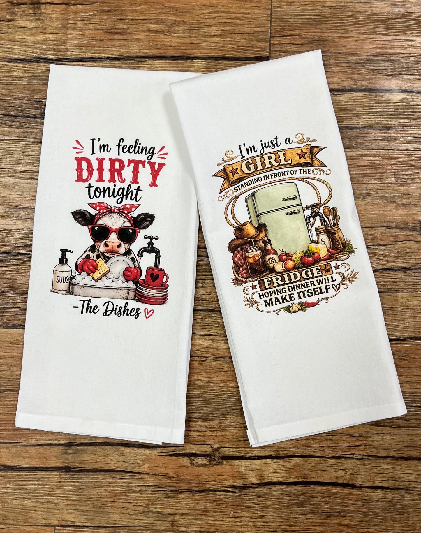 Custom Printed Dish Towels