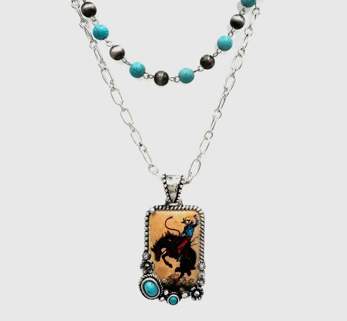 Rodeo Cowboy Necklace
