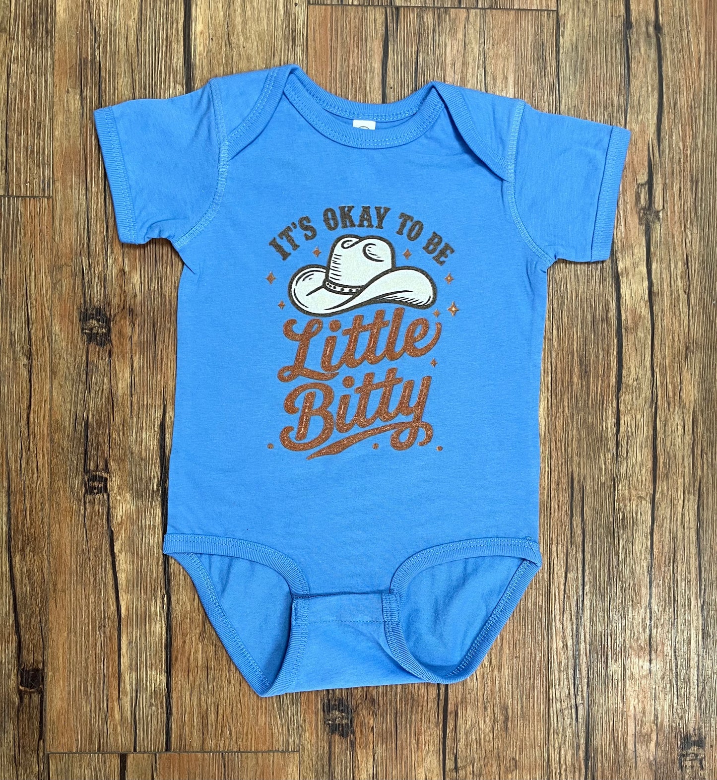 It’s Okay To Be Little Bitty Onesie-Size 18 Mo