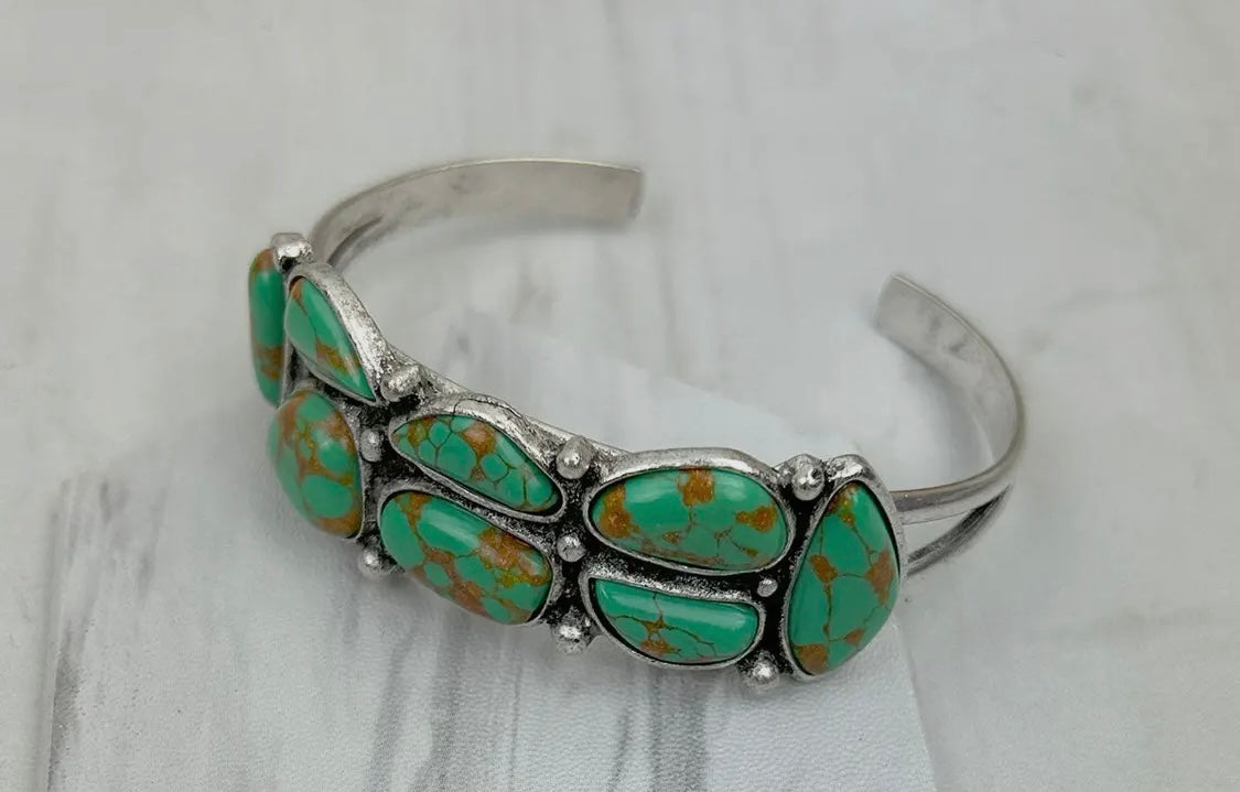 Green Turquoise Bangle