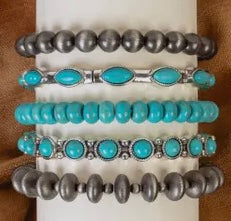 Stacked Squash Blossom Bracelet