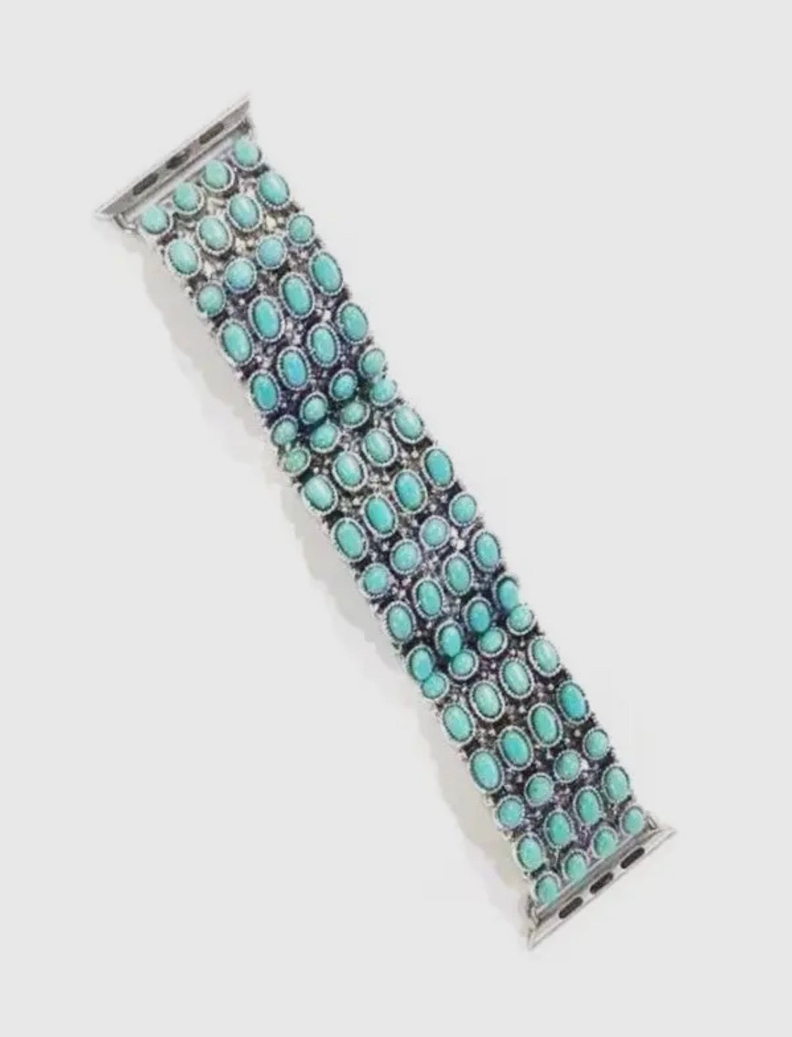 Western Turquoise Stretch Apple Watch Band