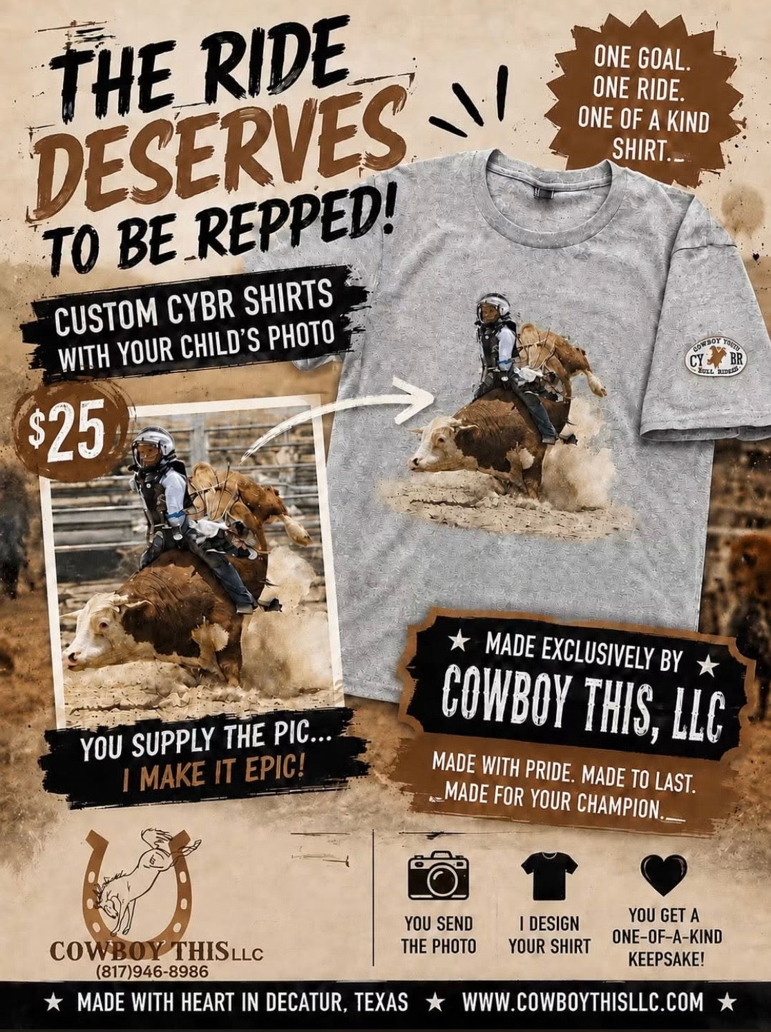 PRE-ORDER Custom CYBR Photo Shirts