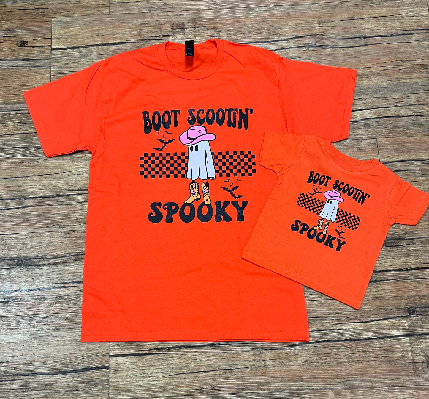 Custom Boot Scootin’ Spooky T-Shirt for adults