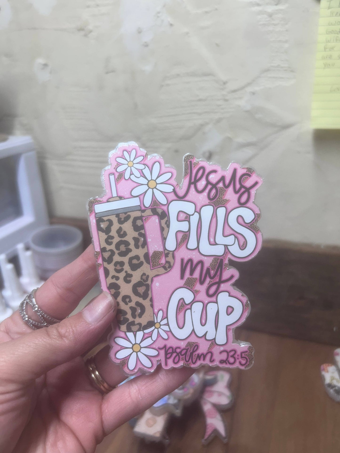 Jesus fills up my cup Car Freshie