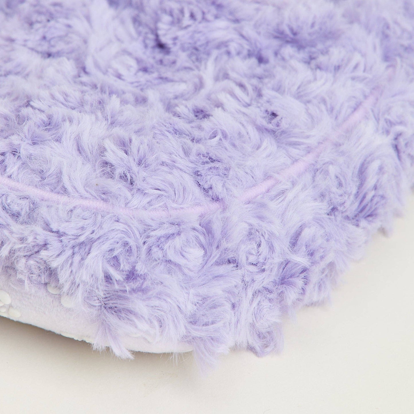 Curly Purple Warmies Slippers