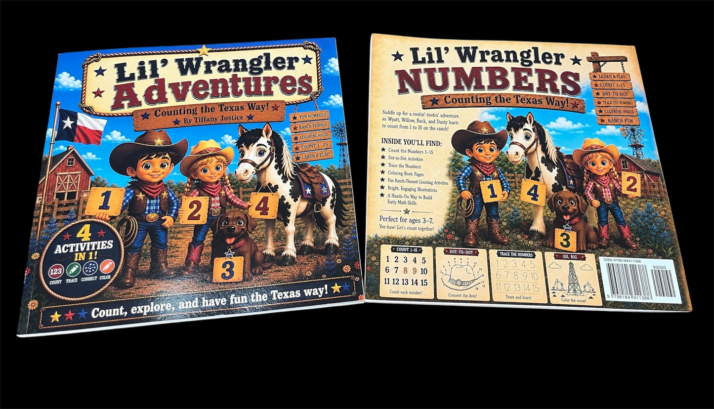 Lil’ Wrangler Adventures Activity Books