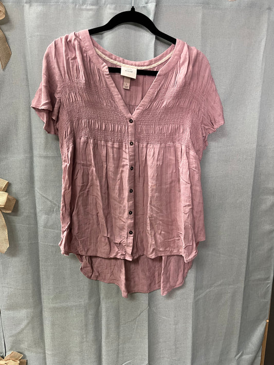 Short Sleeve Blouse-Size L