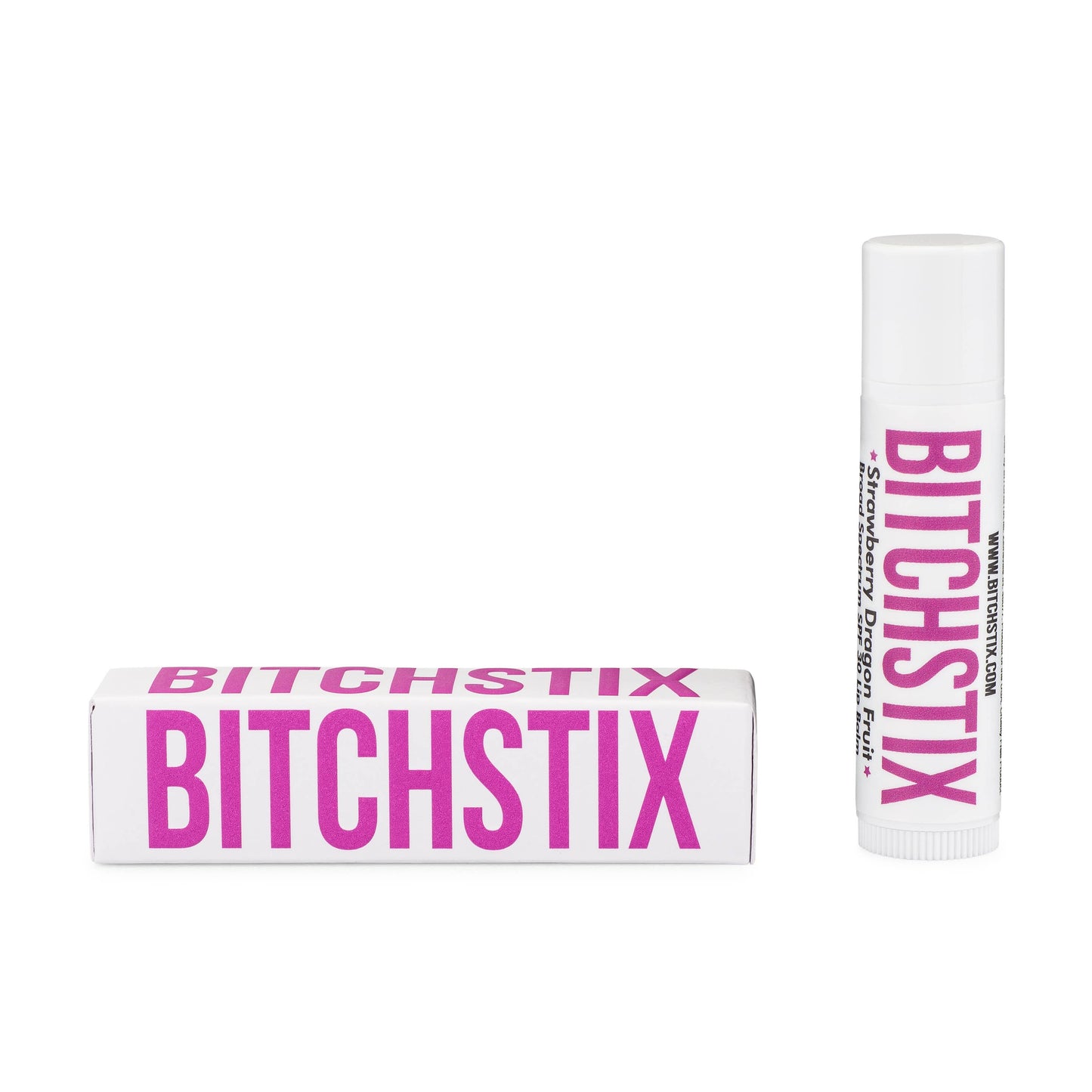 Strawberry Dragonfruit SPF30 Lip Balm (Your Bitchstix purchase helps support survivors of domestic abuse and sexual assault)
