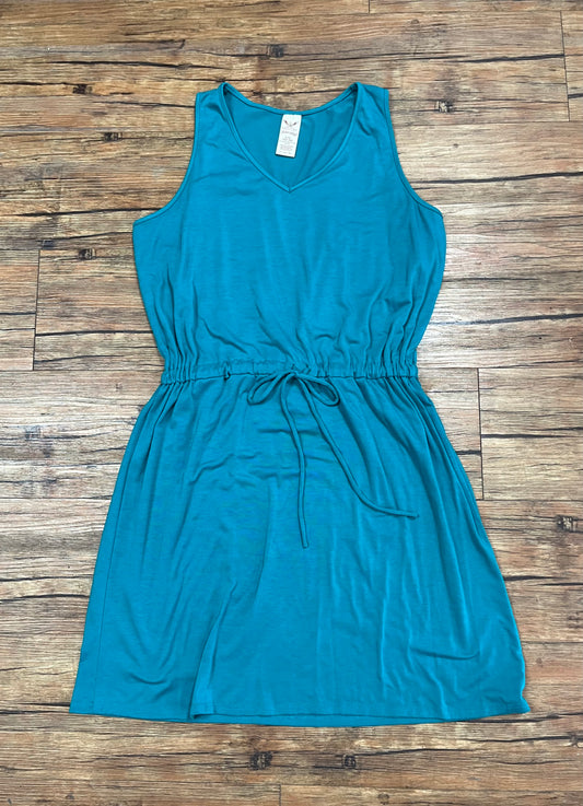 Teal Green T-Shirt Dress-Size L