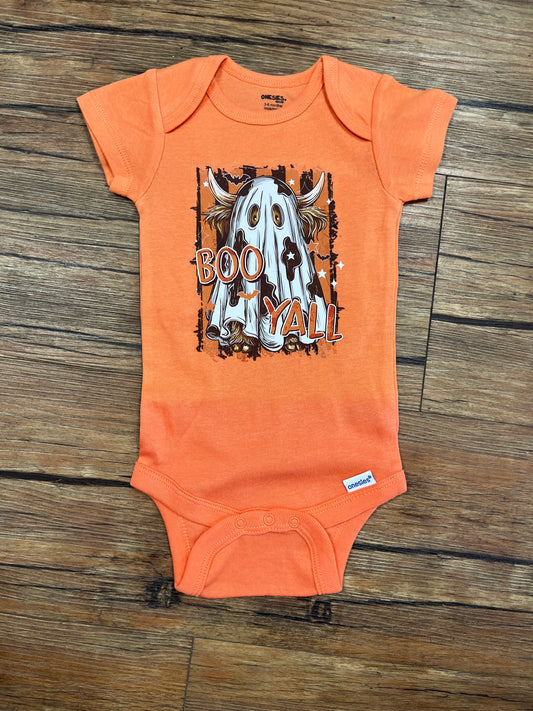 Custom Boo Y’all Onesie