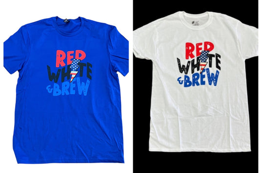 Custom T-Shirt Red White & Brew