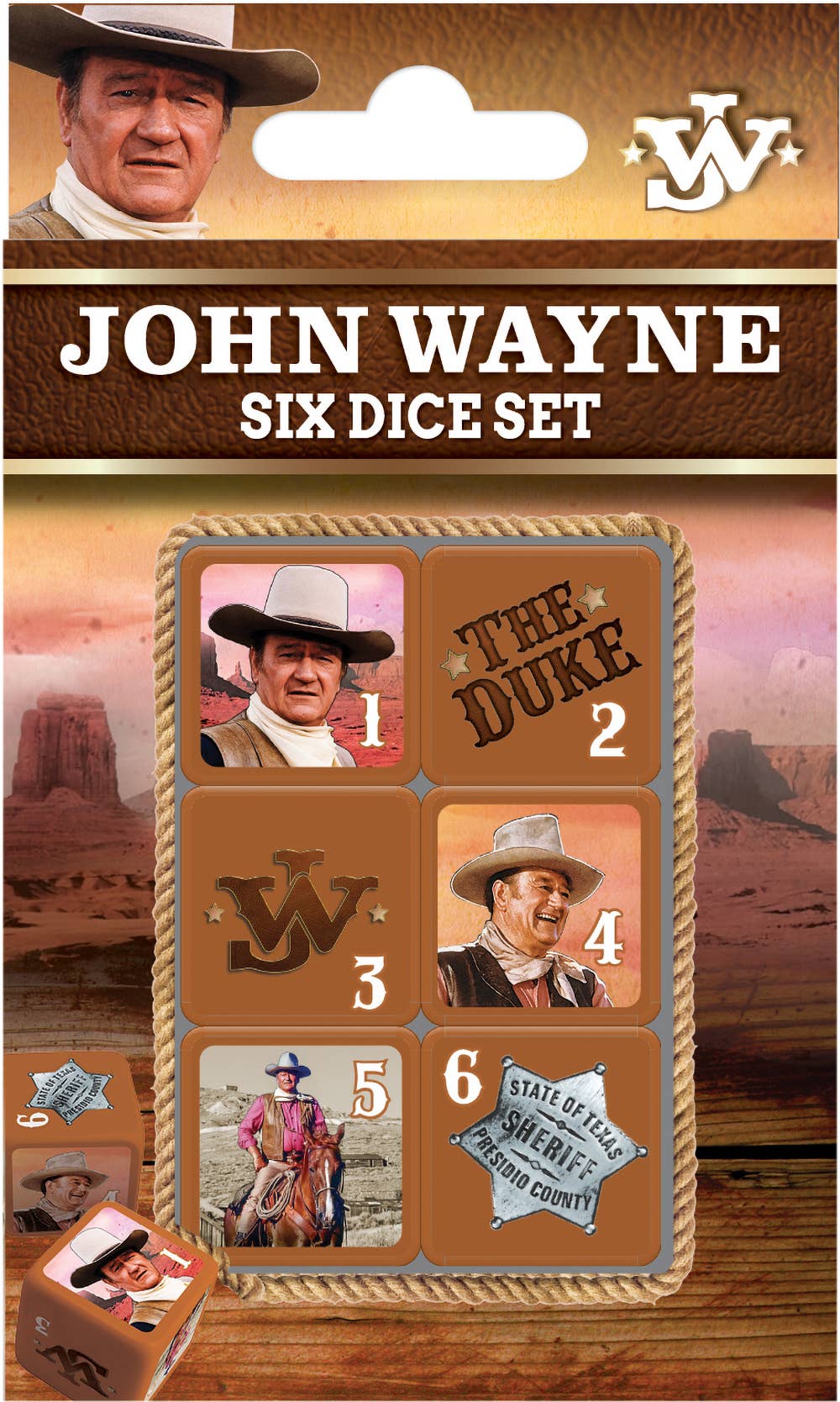 John Wayne Dice Set
