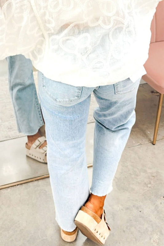 Sequin Game Day Patched Rugby Pattern Jeans (4-16)
