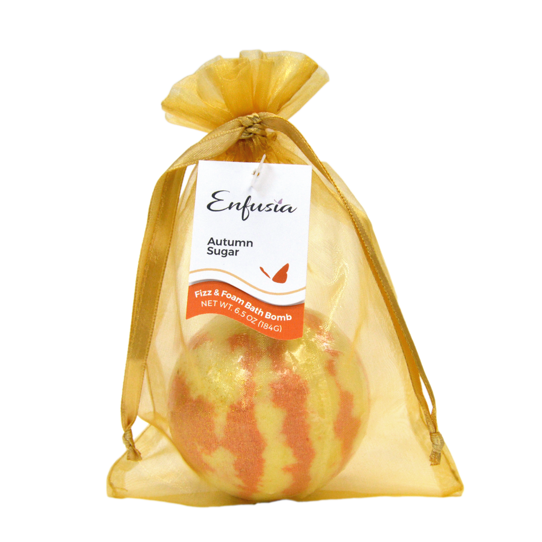 Halloween |Fall 2026 Bath Bomb Autumn Sugar Handmade 6.5oz