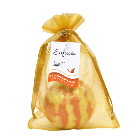 Halloween |Fall 2026 Bath Bomb Autumn Sugar Handmade 6.5oz