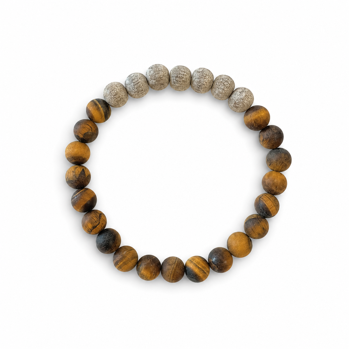 Go Get 'Em Diffuser Bracelet  |  Men's Tigers Eye Bracelet