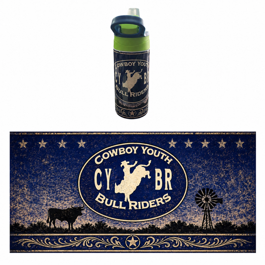 CYBR Custom Toddler Water Bottle (includes a straw)