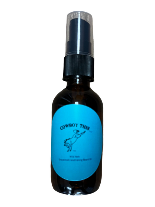 Unscented Conditioning Beard Oil for Men