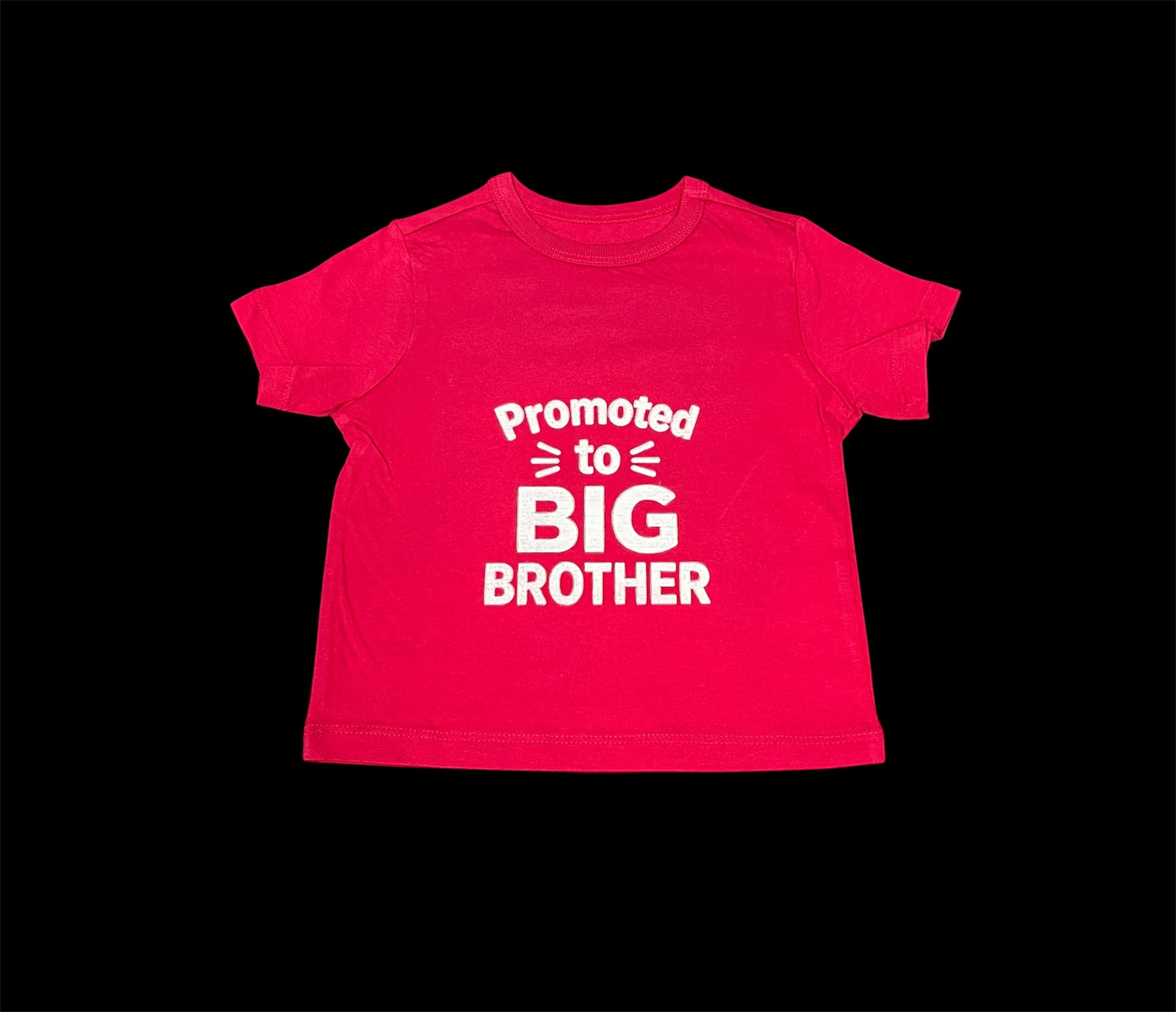 Custom Baby T-Shirt Promoted to Big Brother