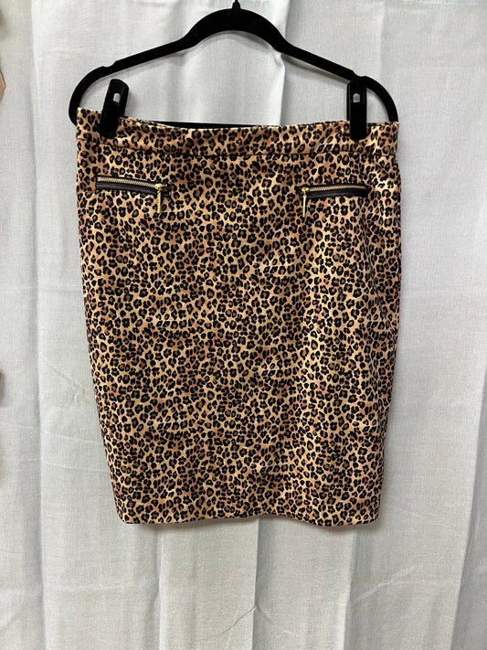 Leopard Skirt-Size 12