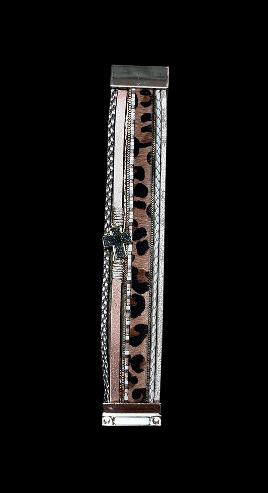 Stacked Cheetah Bracelet