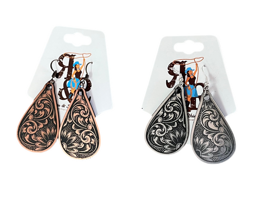 Sundown Scroll Earrings