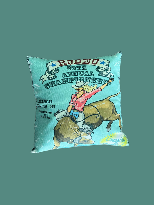Rodeo Cowgirl Pillow