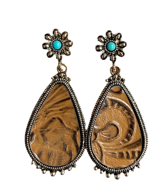 Western Teardrop Earrings