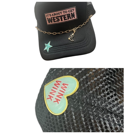 Custom Trucker Hat-It’s About To Get Western