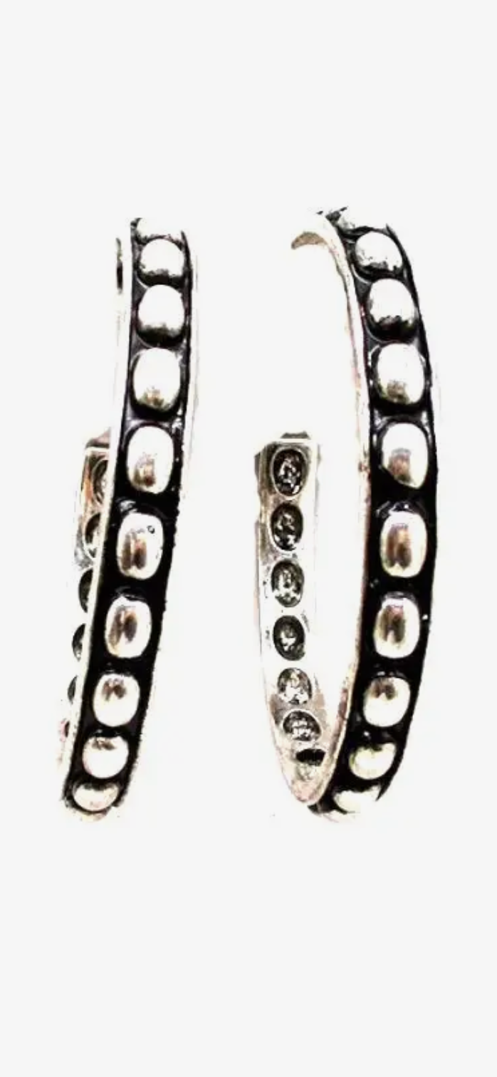 Western Bubble Hoop Earrings