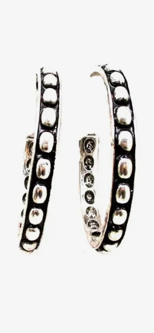Western Bubble Hoop Earrings