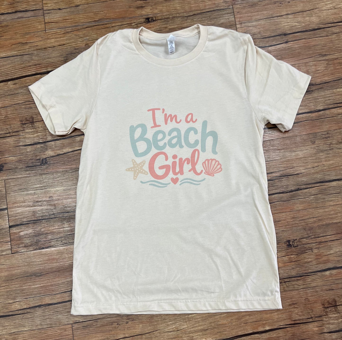 Custom T-Shirt Beach Girl
