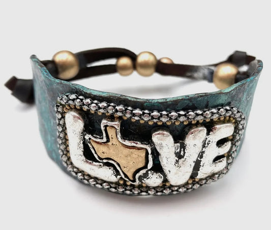Love Texas Cuff Bracelet