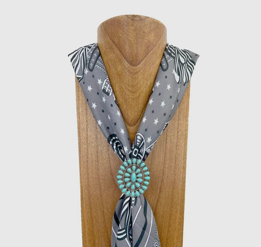 Turquoise Wild Rag Slide