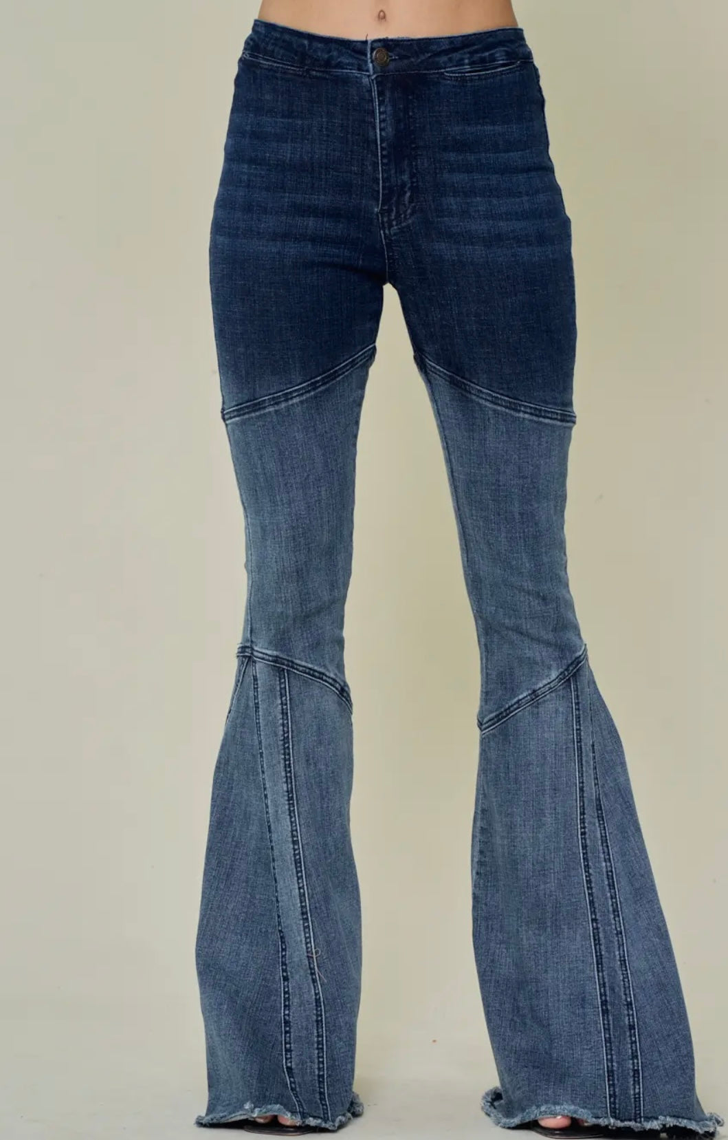 Ombré Bell Botton Jeans