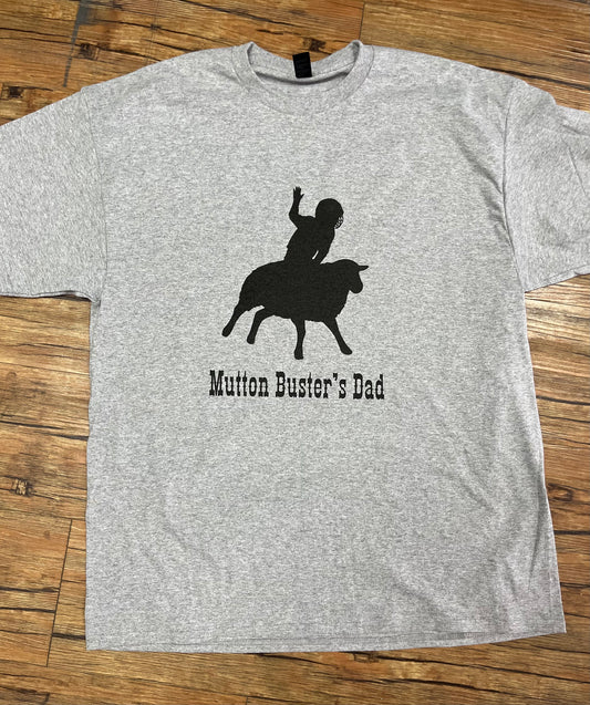 Custom T-Shirt Mutton Buster’s Dad