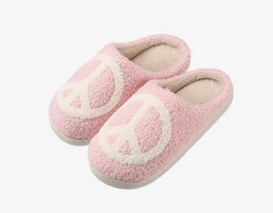Peace & Smiley Slippers