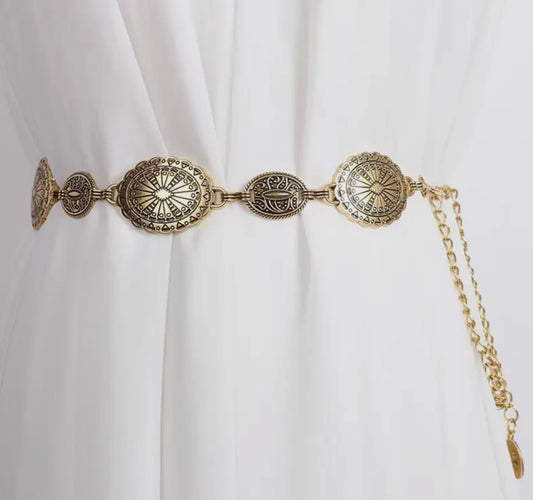 Gold Vintage Chain Belt