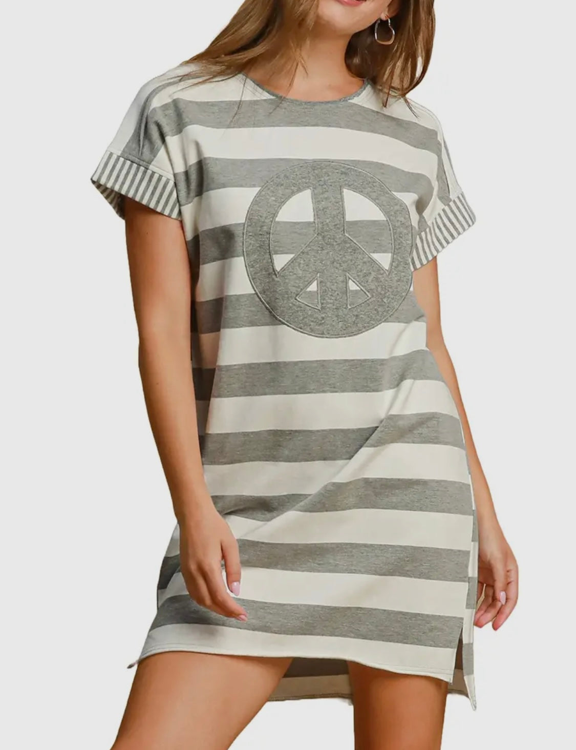 Striped Peace Dress