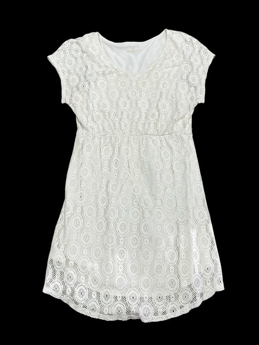 Cream Lace Dress-Size L
