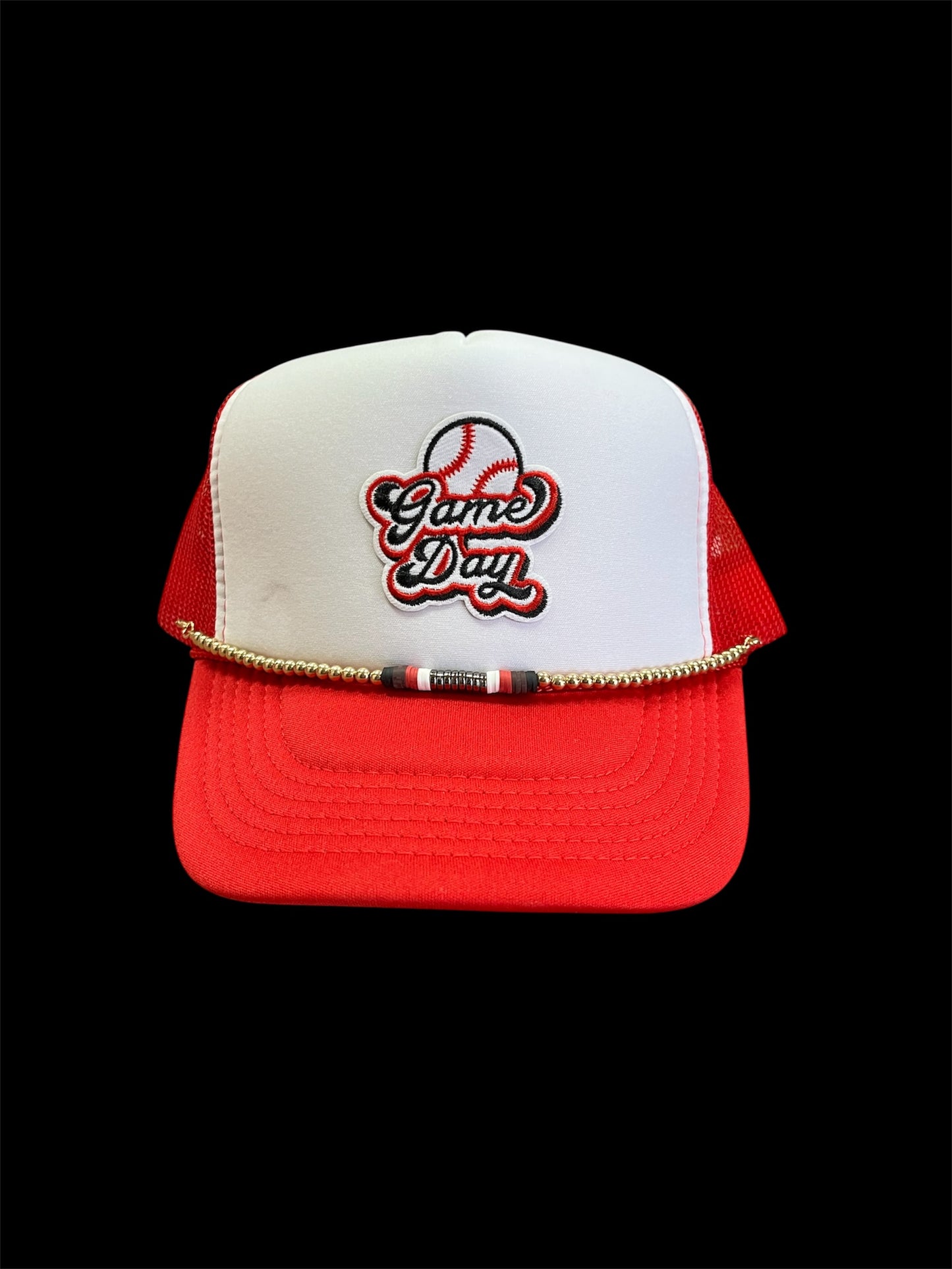 Custom Trucker Hat-Game Day (includes hat chain)