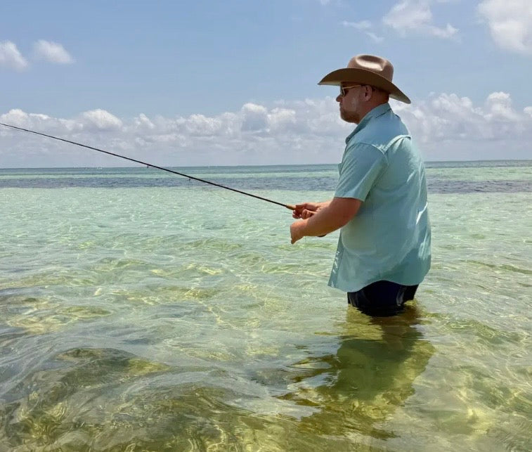 Men’s Pearl Snap Fishing Shirt